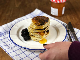 Fluffy pancakes met lijnzaad (Vegan)