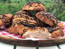 Kokosmakronen met paranoten en chocola (glutenvrij)